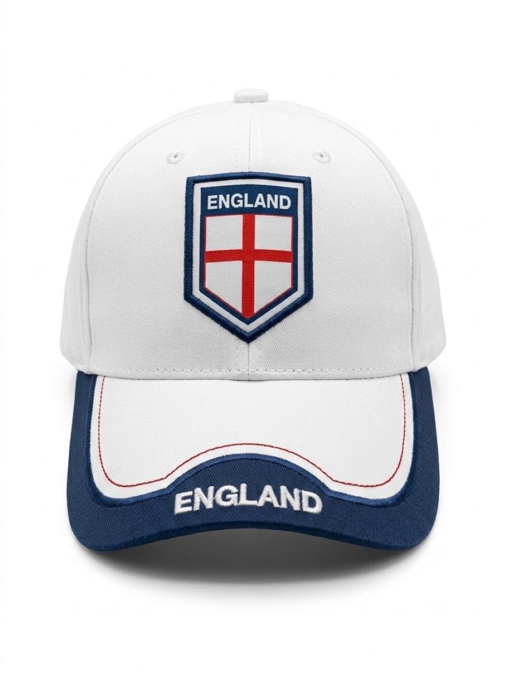 World Cup England National Soccer Team Patch Adjustable White Hat - NWT